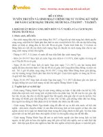 de cuong tuyen truyen va to chuc dot sinh hoat chinh tri tu tuong ky niem 100 nam cach mang thang muoi nga