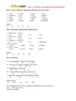 bai tap trac nghiem tieng anh lop 6 unit 4 big or small test 2 co dap an