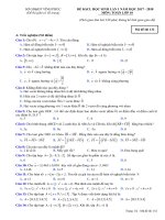 [toanmath.com]   Đề KSCL lần 1 năm học 2017 – 2018 môn Toán 10 trường THPT Phạm Công Bình – Vĩnh Phúc