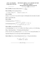 [toanmath.com]   Đề thi KSCL Toán 11 lần 1 năm học 2017 – 2018 trường THPT Liễn Sơn – Vĩnh Phúc