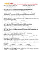 de thi thu thpt quoc gia mon tieng anh nam 2017 truong thpt yen dinh 1 thanh hoa co dap an lan 2