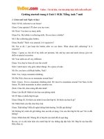 giai bai tap tieng anh lop 7 chuong trinh moi unit 1 my hobbies