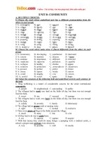 bo bai tap tieng anh lop 10 unit 8 the story of my village co dap an