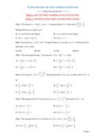 [toanmath.com] Tuyển chọn bài tập trắc nghiệm nguyên hàm có đáp án và lời giải