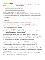 tong hop bai tap tieng anh lop 11 unit 8 celebrations co dap an