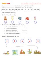 bo de thi hoc ky 2 mon tieng anh lop 5 co dap an 6