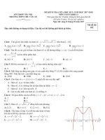[toanmath.com] Đề kiểm tra giữa học kỳ I năm học 2017 – 2018 môn Toán 12 trường THPT Chu Văn An – Hà Nội