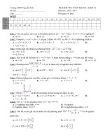 [toanmath.com]   Đề kiểm tra Đại số 10 chương 2 – 3 trường THPT Nguyễn Trãi – Khánh Hòa