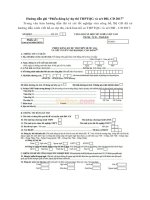 huong dan ghi phieu dang ky du thi thpt quoc gia va xet tuyen dh cd 2017