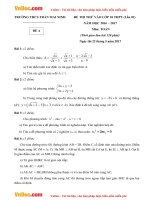 de thi thu vao lop 10 mon toan truong thcs tran mai ninh nam hoc 2016 2017 lan 1