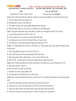 de thi thu thpt quoc gia nam 2017 mon lich su truong ptdtnt tinh yen bai