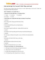 giai sach bai tap test yourself 3 tieng anh lop 8 chuong trinh moi