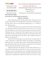 de thi thu thpt quoc gia nam 2017 mon ngu van so gd dt ninh binh