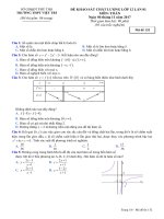 [toanmath.com] Đề khảo sát chất lượng lớp 12 lần 1 môn Toán trường THPT Việt Trì – Phú Thọ