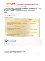 giai bai tap sbt tieng anh lop 9 chuong trinh moi unit 11 changing roles in society