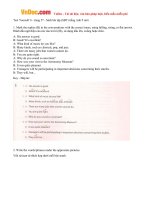 giai bai tap sbt test yourself 4 tieng anh lop 9 chuong trinh moi