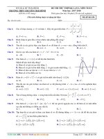[toanmath.com] Đề thi thử THPT Quốc gia 2018 môn Toán trường THPT chuyên Thái Bình lần 1
