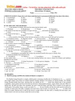 de kiem tra 1 tiet hk1 mon tieng anh lop 10 thi diem truong thpt tran phu ha noi nam hoc 2016 2017 lan 1