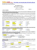 de thi hoc ky 2 mon tieng anh lop 12 truong thpt tran hung dao tp ho chi minh nam hoc 2016 2017 co dap an