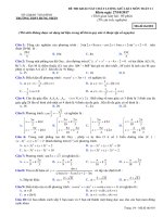 [toanmath.com] Đề thi khảo sát chất lượng giữa kỳ 1 môn Toán 11 trường THPT Hưng Nhân – Thái Bình