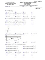[toanmath.com] Đề kiểm tra chất lượng giữa HK1 năm 2017 – 2018 môn Toán 12 trường THPT Nam Trực – Nam Định