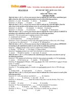 de thi thu thpt quoc gia mon tieng anh nam 2017 co dap an giai thich chi tiet de luyen 10