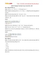 de thi violympic toan lop 8 vong 14 nam 2016 2017