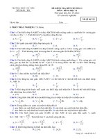 Đề kiểm tra chương 1 Hình học 12 trường THPT Cát Tiên - Lâm Đồng - TOANMATH.com KT12_HHL1-12A1_213