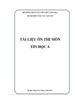 tai lieu on tap tin hoc a cho thi tuyen vien chuc giao duc