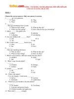 bo bai tap tieng anh lop 6 unit 10 staying healthy