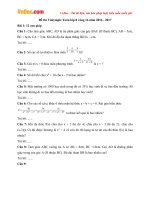 de thi violympic toan lop 8 vong 16 nam 2016 2017