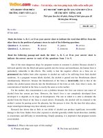 bo de thi thu thpt quoc gia nam 2017 mon tieng anh truong thpt yen lac 2 vinh phuc co dap an lan 4