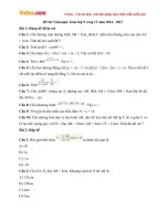 de thi violympic toan lop 9 vong 13 nam 2016 2017