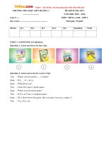 de kiem tra so 2 mon tieng anh lop 5 truong tieu hoc lien huong 1 binh thuan nam hoc 2015 2016