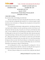 de thi thu thpt quoc gia nam 2017 mon ngu van so gd dt dong thap