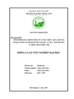 Chăn nuôi thú y,Tình hình mắc bệnh viêm tử cung ở đàn lợn nái,Bệnh viêm tử cung ở đàn lợn nái,Trại Bùi Huy Hạnh,Tái Sơn,Tứ Kỳ,Hải Dương,Biện pháp điều trị
