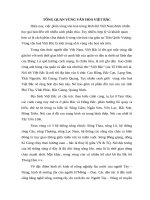 TỔNG QUAN VÙNG văn hóa VIỆT bắc