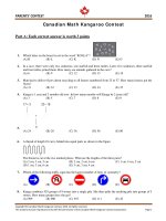 de thi toan quoc te kangaroo nam 2016 de khao sat co dap an