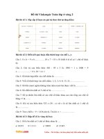 De thi violympic toan lop 4 vong 2 nam 2017 2018