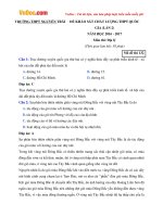 de thi thu thpt quoc gia nam 2017 mon dia ly truong thpt nguyen trai thanh hoa lan 2