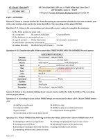 de thi chon hoc sinh gioi mon tieng anh lop 11 truong thpt pham cong binh vinh phuc nam 2016 2017 co dap an