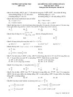 Đề kiểm tra chất lượng giữa kỳ 1 Toán 11 năm 2017 - 2018 trường Quỳnh Thọ - Thái Bình - TOANMATH.com SAMPLE_3.11.4_247