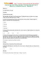 giai bai tap sgk tieng anh lop 7 chuong trinh moi unit 4 skills 2 looking back project