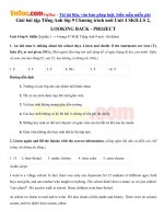 giai bai tap tieng anh lop 9 chuong trinh moi unit 4 skills 2 looking back project