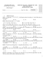 Đề kiểm tra Đại số và Giải tích 11 chương 2 (Tổ hợp - xác suất) trường THPT Cây Dương - Kiên Giang - TOANMATH.com de 656