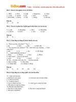 bai tap trac nghiem tieng anh lop 6 unit 11 what do you eat luyen tap co dap an