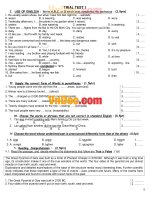 bo de on tap hoc ky 2 mon tieng anh lop 8 co dap an