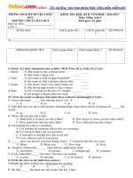 de thi hoc ky 2 mon tieng anh lop 9 truong thcs chau duc ba ria vung tau nam hoc 2016 2017 co dap an