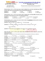 de thi thu thpt quoc gia nam 2017 mon tieng anh truong thpt cam nhan yen bai co dap an 7