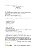 de thi thu vao lop 10 mon ngu van so gd dt ca mau